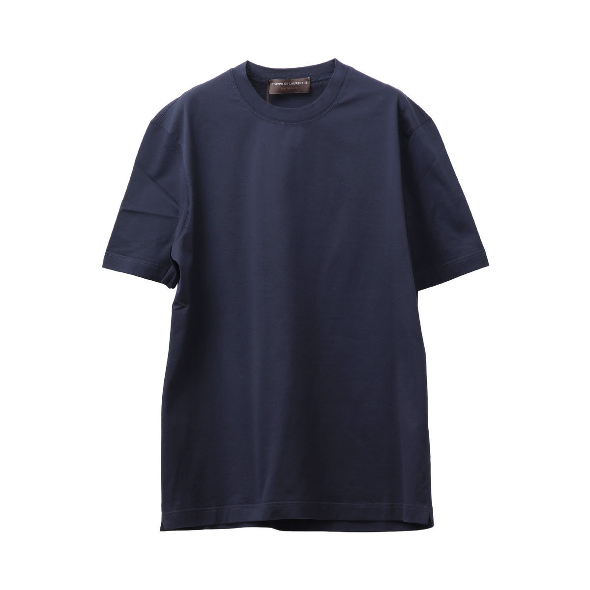 スーピマコットン ショートスリーブ クルーネックTシャツ ネイビー