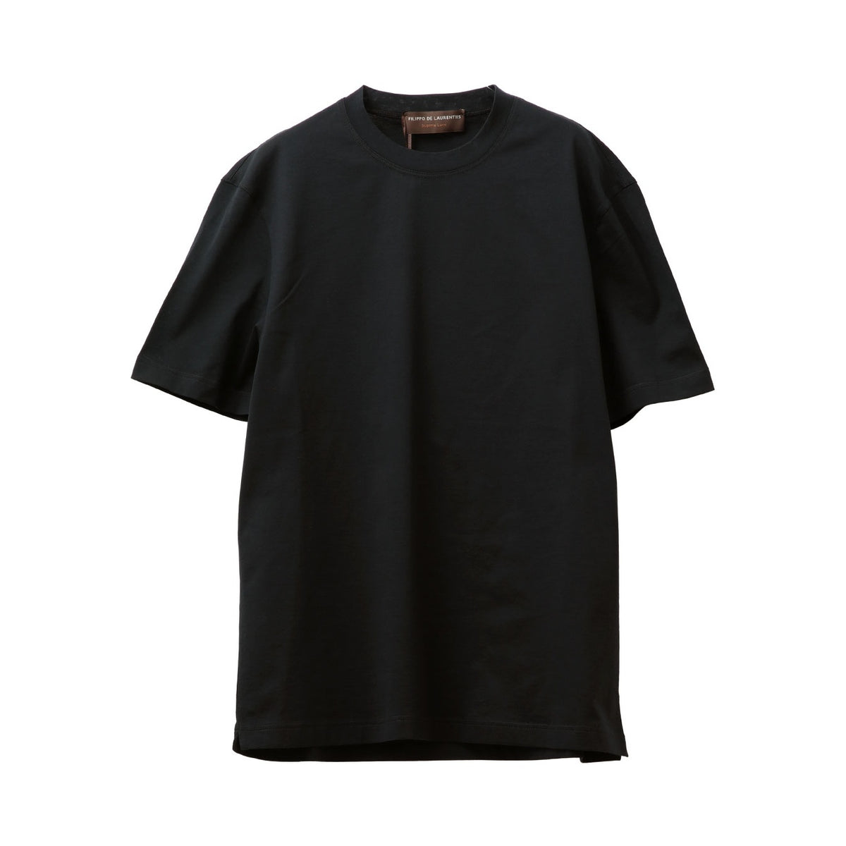 スーピマコットン ショートスリーブ クルーネックTシャツ ブラック