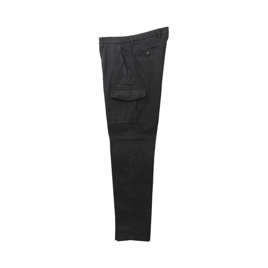 26AW ANNAPOLIS コットンストレッチ カーゴパンツ ブラック