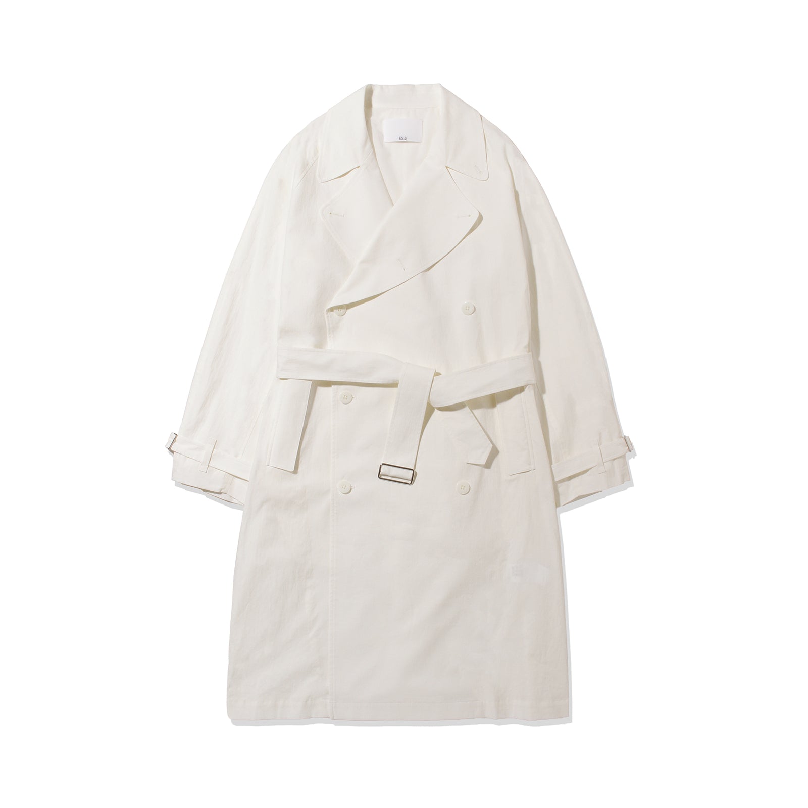 トレンチコート コットンリネン ホワイト – MINIMAL WARDROBE