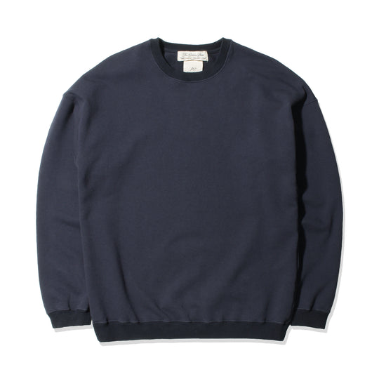 2026SS 【干場別注】OW加工裏毛クルー ネイビー