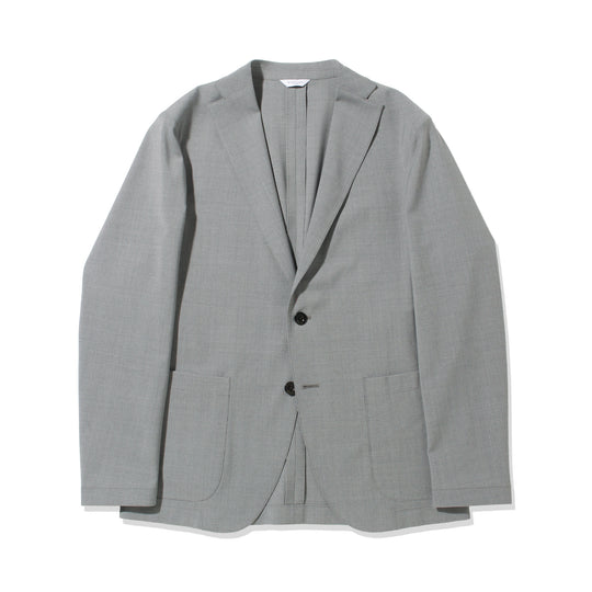 ウールストレッチ 2B シングルスーツ グレー
