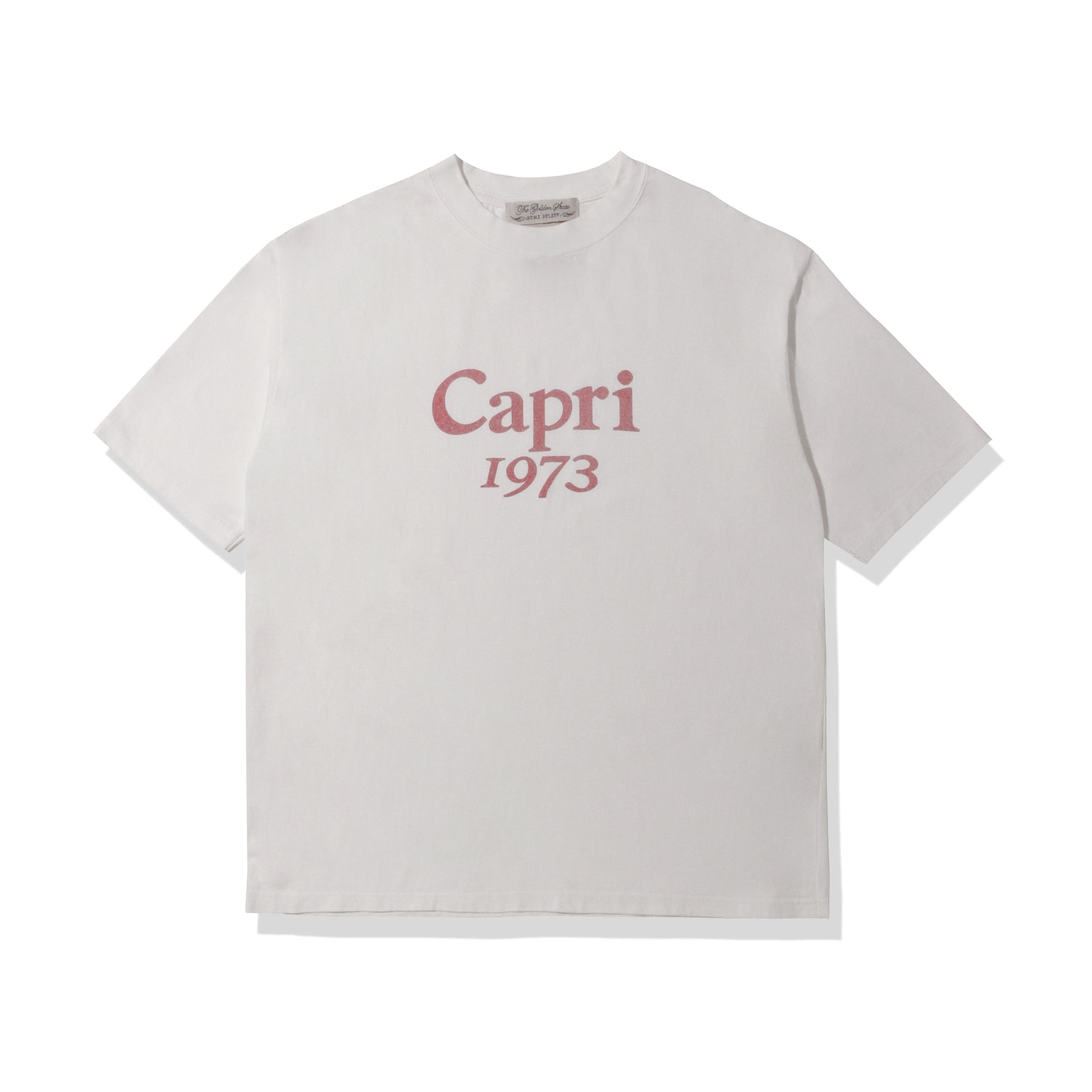MMW限定】【干場別注】LW加工20/-天竺T（Capri1973) ホワイト