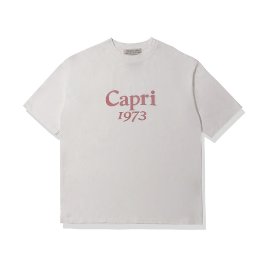 【MMW限定】【干場別注】LW加工20/-天竺T（Capri1973) ホワイト
