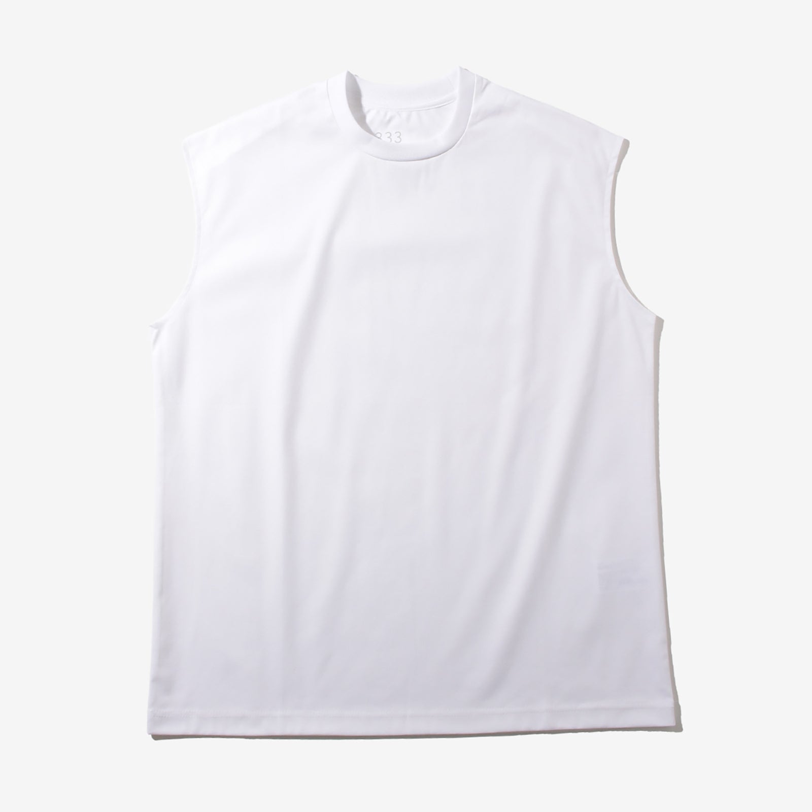 シルケット ノースリーブ 333_WW スノーホワイト – MINIMAL WARDROBE