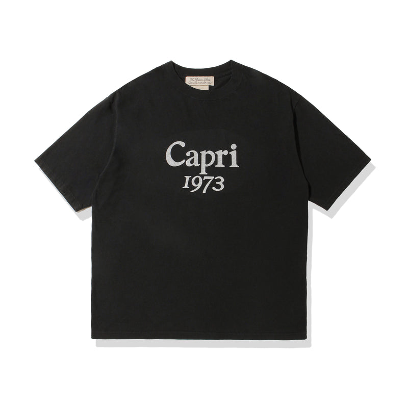 MMW限定】【干場別注】LW加工20/-天竺T（Capri1973) ブラック