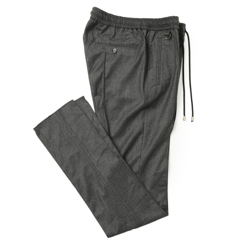 【干場義雅×菅原靴店 コラボ別注モデル】 giabsarchivio ジャブスアルキヴィオ MSH/R3 前後永久クリース ウールパンツ GD-A8143 グレー