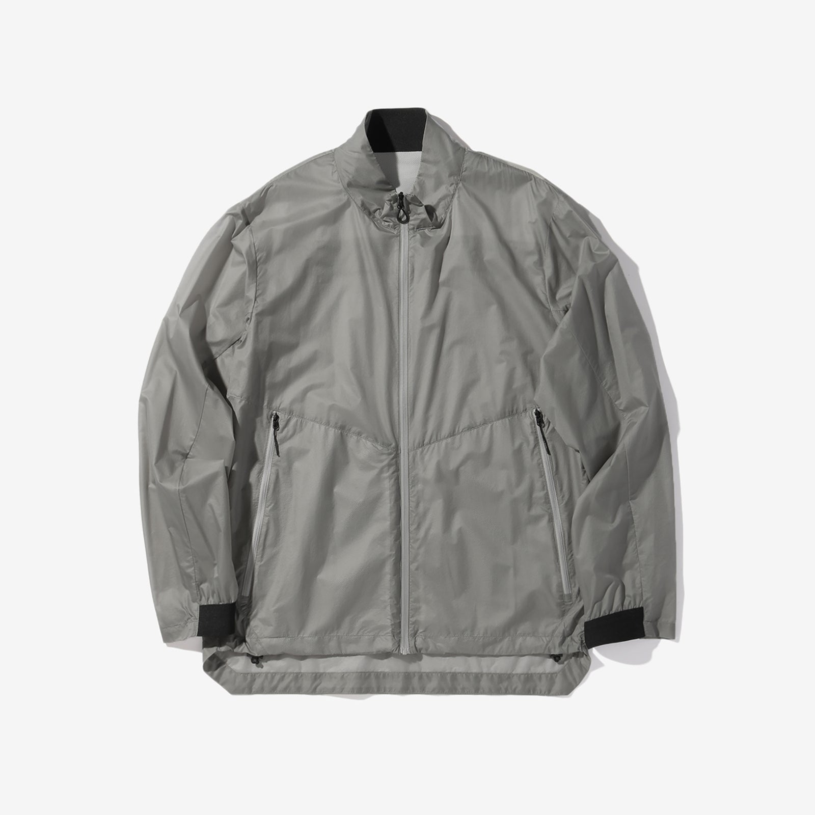 コンパクトSW ジャケット(グレー) 洗える360°キレイスーツ グレーピンドットテーラードジャケット