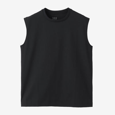 24HR-WEARABLE(COOL) ノースリーブ ブラック 332_NN