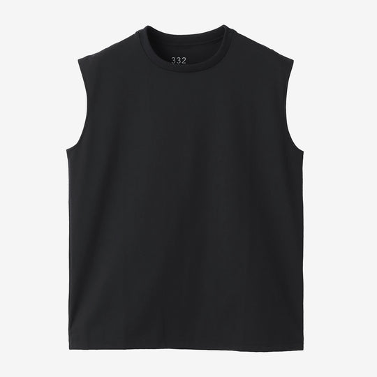 24HR-WEARABLE(COOL) ノースリーブ ブラック 332_NN