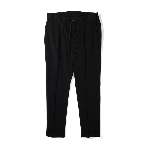 Air-Dense Cotton Jersey フレックスモーション スラックスtype2　スリムフィット ブラック