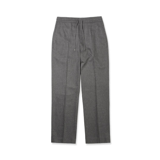 【干場別注モデル】H LUCANO ウールカシミヤストレッチ リラックスストレートパンツ FA1244X グレー
