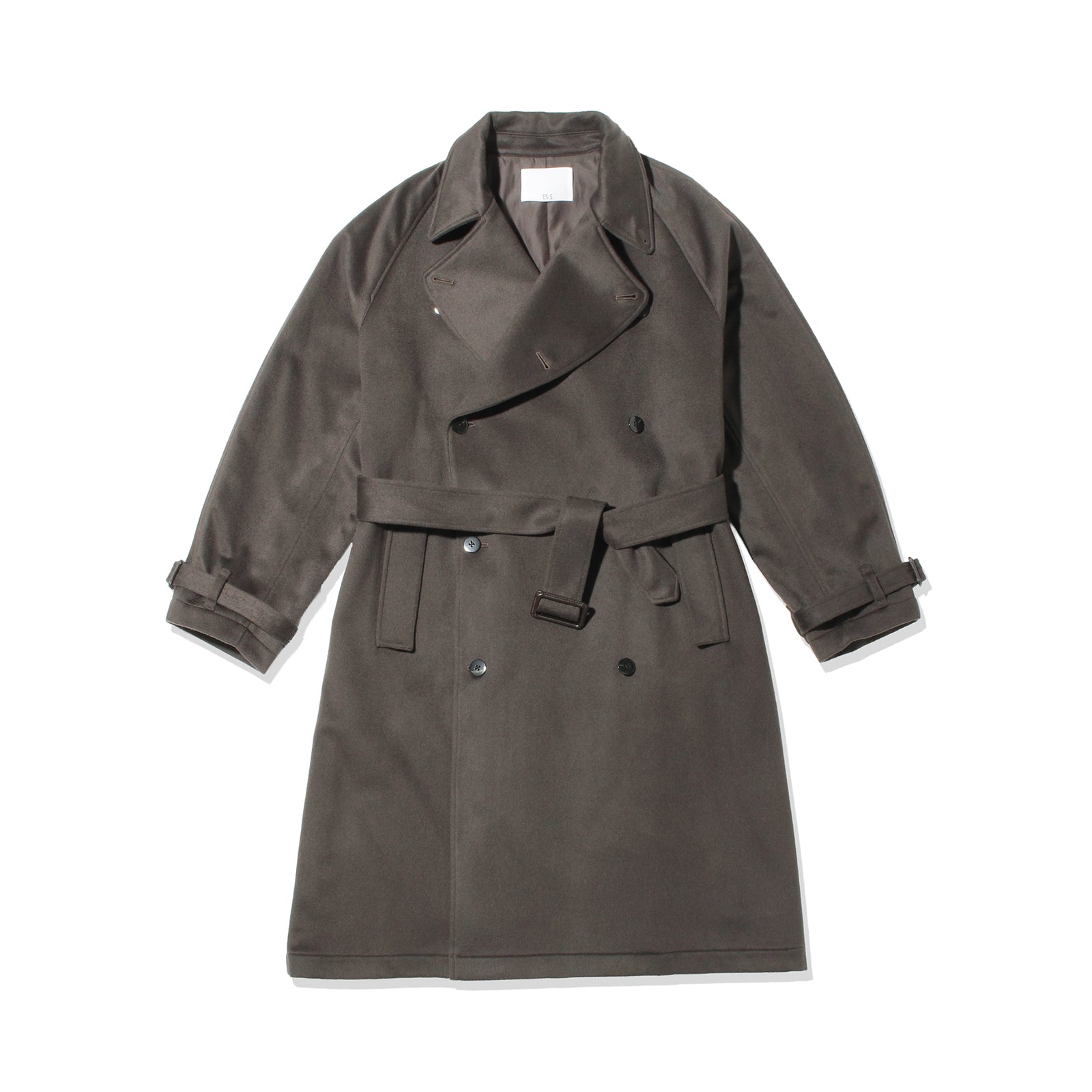 トレンチコート カシミヤ ブラウン – MINIMAL WARDROBE