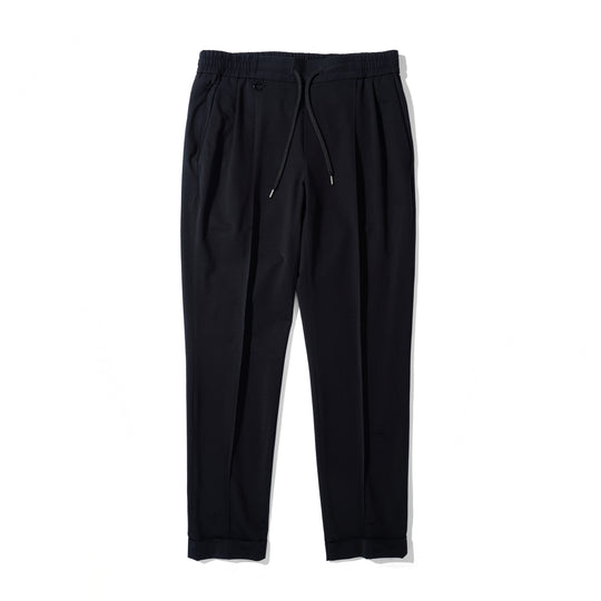 Air-Dense Cotton Jersey スマートラウンジテーパードパンツ　コンフォートフィット コスモネイビー