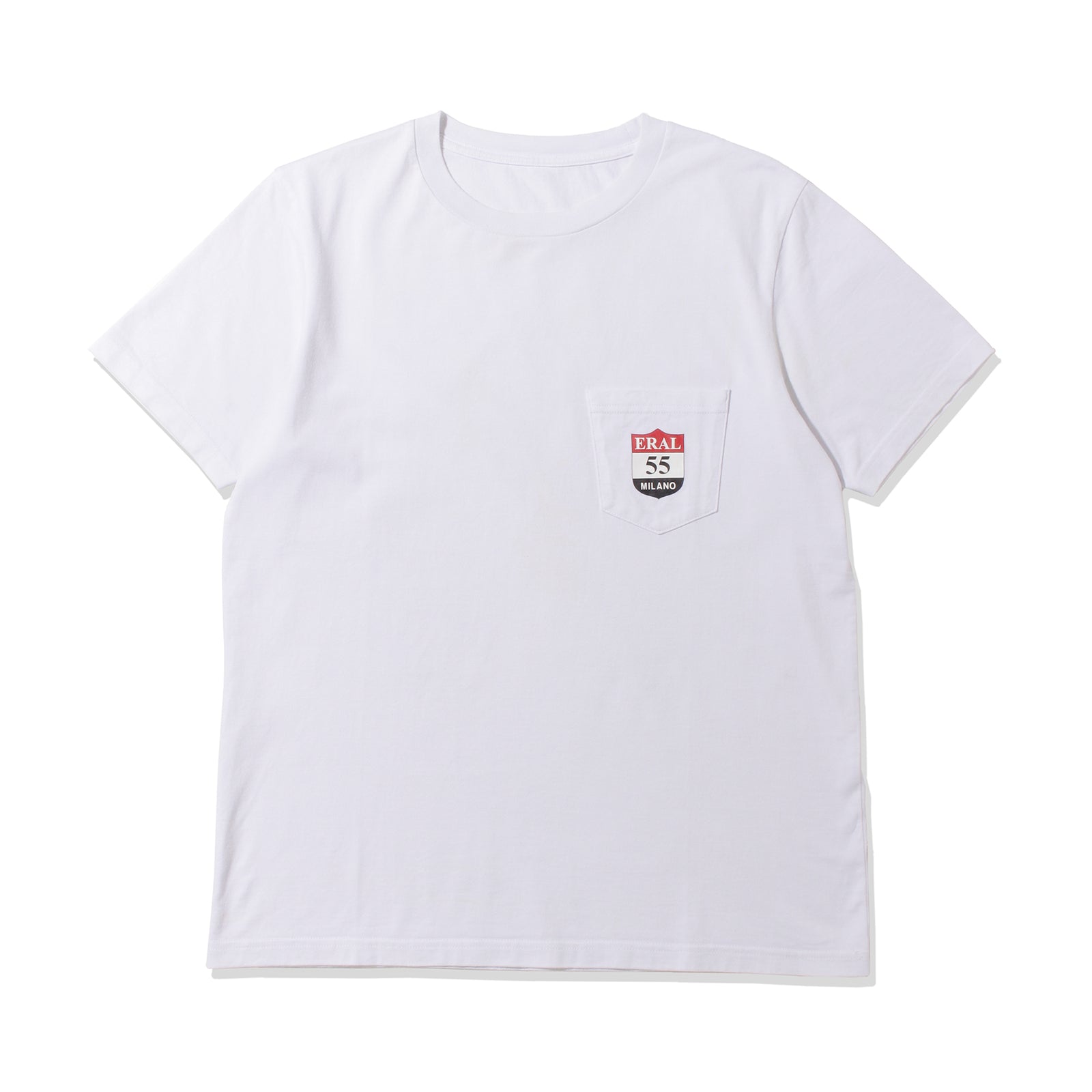 T-Shirt ERAL55 Logo WHITE – MINIMAL WARDROBE（ミニマルワードローブ）
