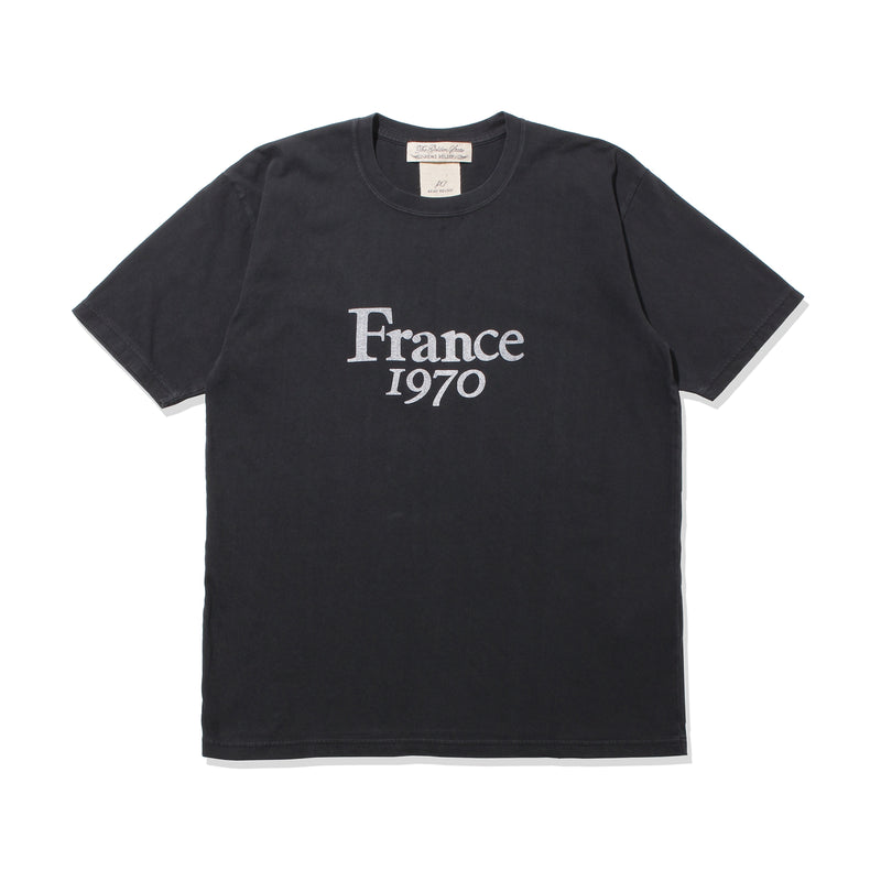 【MMW限定】LW加工20/-天竺T（France1970)  ブラック