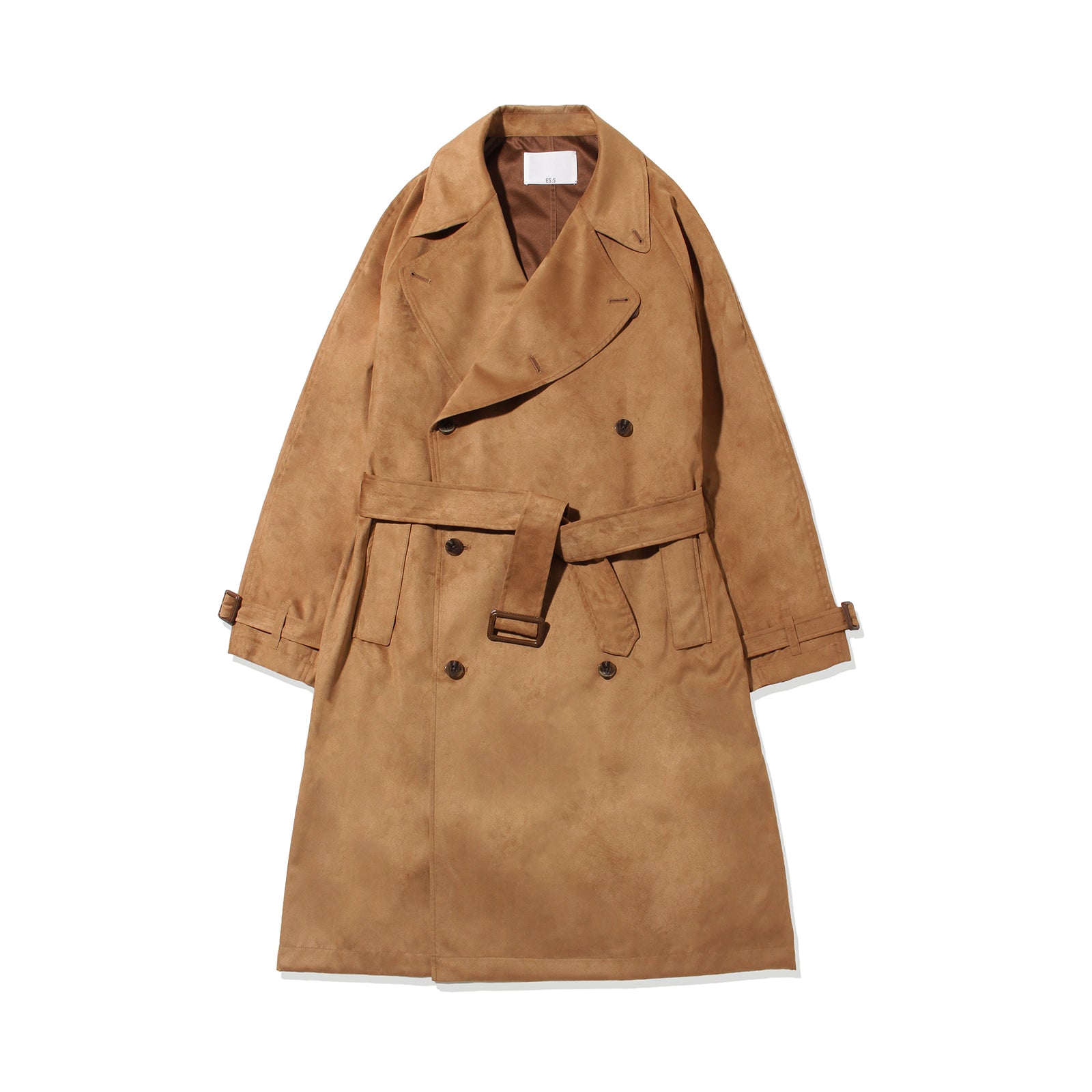 トレンチコート フェイクスエード モカ – MINIMAL WARDROBE