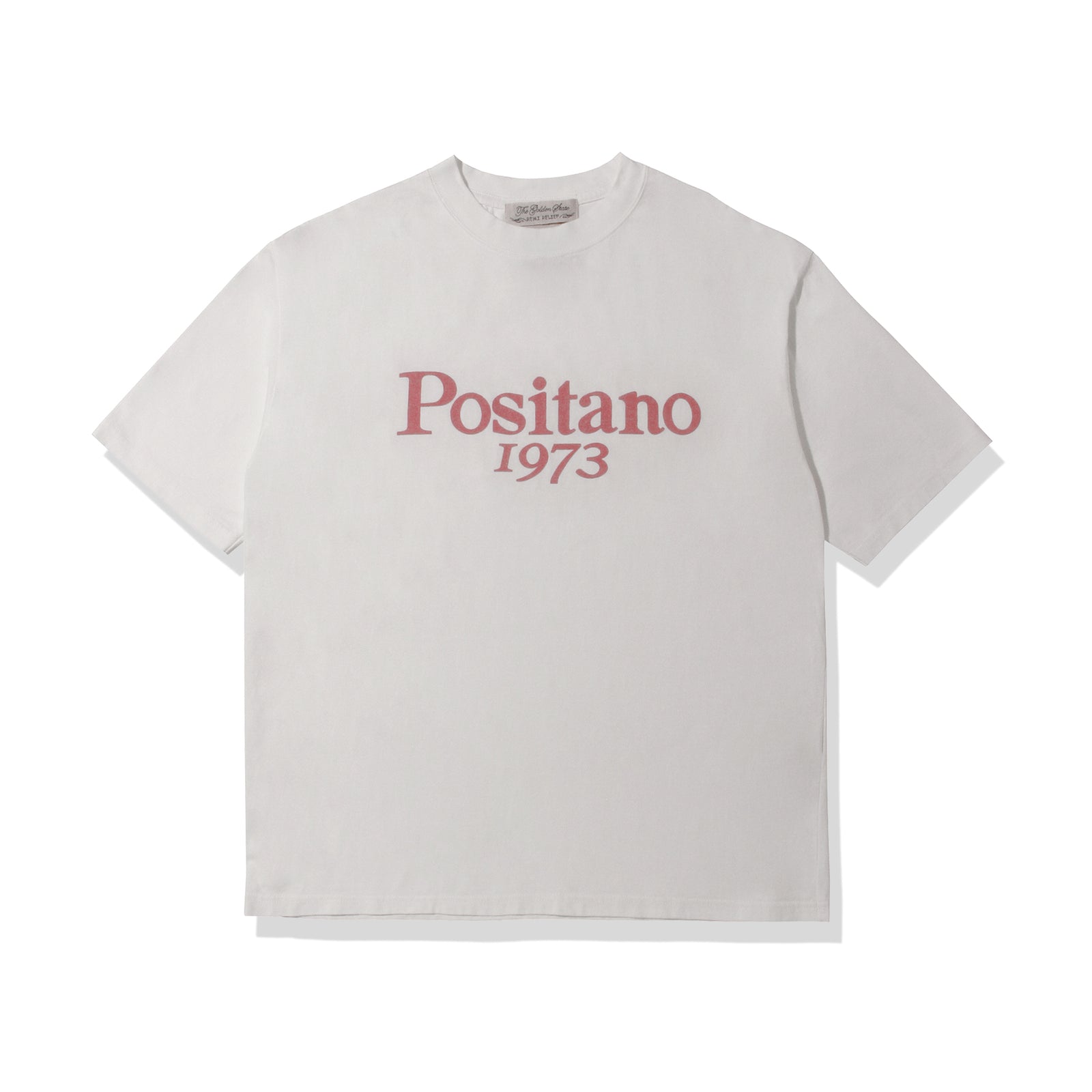 MMW限定】【干場別注】LW加工20/-天竺T（Positano1973) ホワイト
