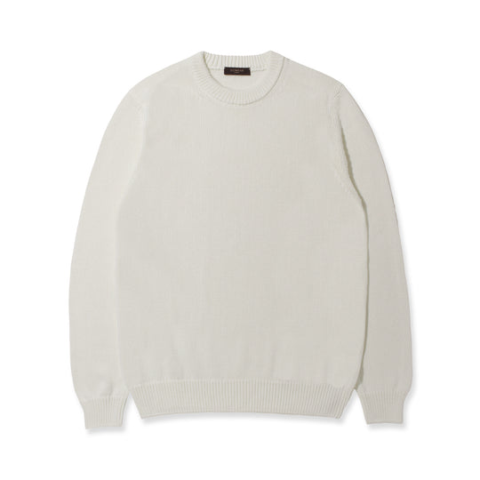 SOFT COTTON クルーネックセーター ホワイト