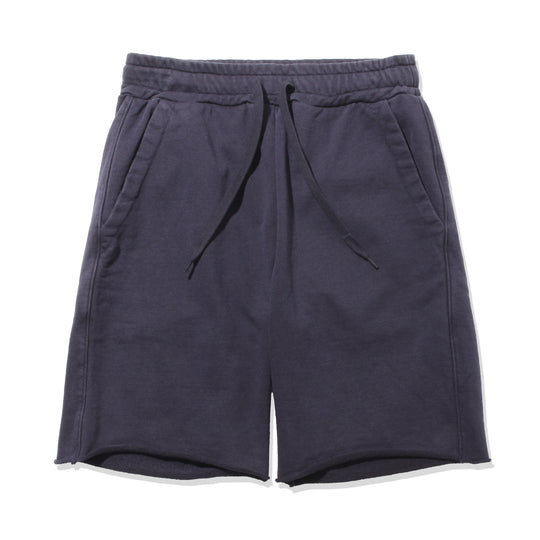 【MMW限定】干場別注LW加工裏毛ショーツ ネイビー