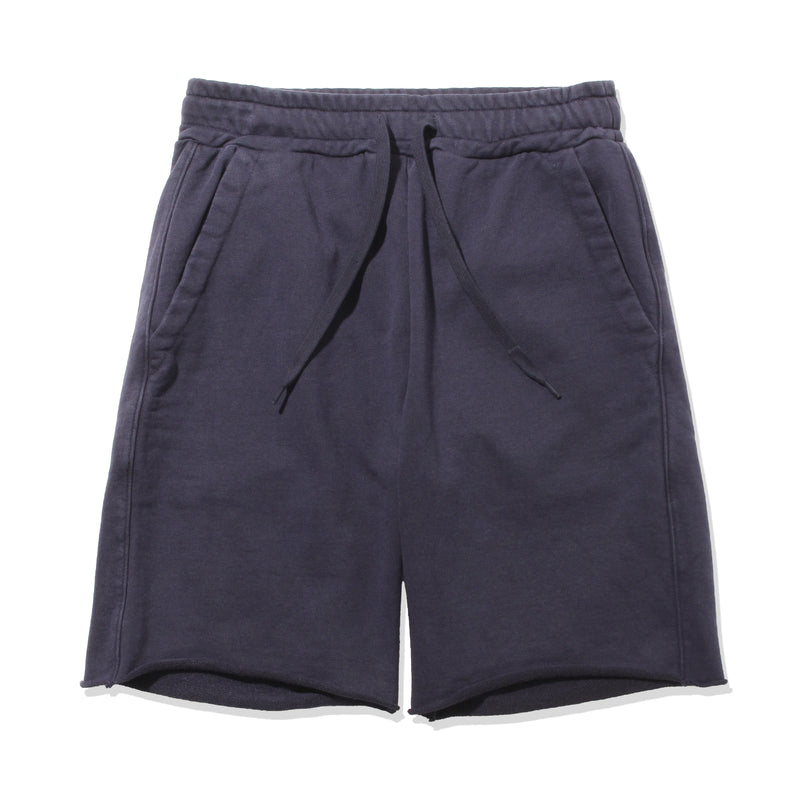 【MMW限定】干場別注LW加工裏毛ショーツ ネイビー