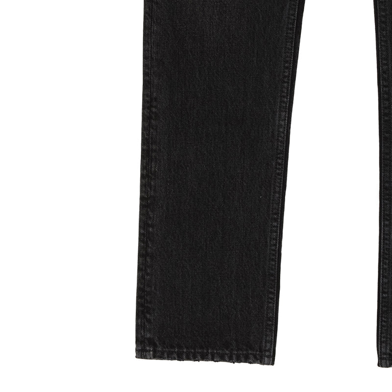 【MINDENIMコラボデニム】デニム ストレイト パンツ ユーズドライク