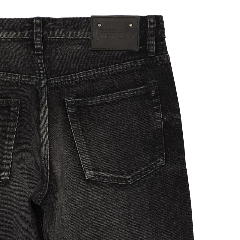 【MINDENIMコラボデニム】デニム ストレイト パンツ ユーズドライク