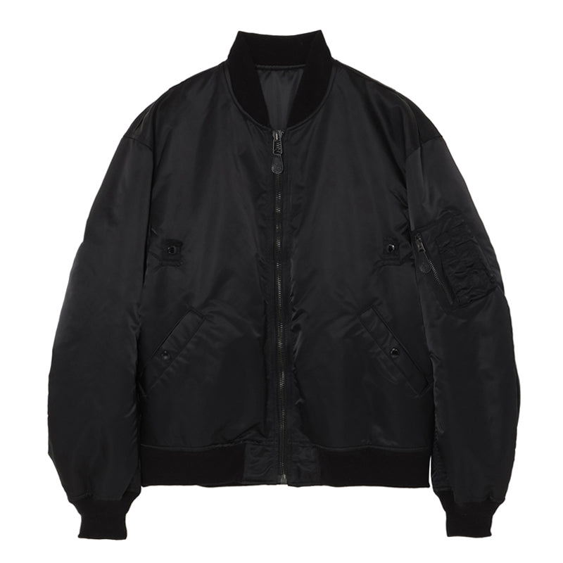 ミリタリー ブルゾン ブラック