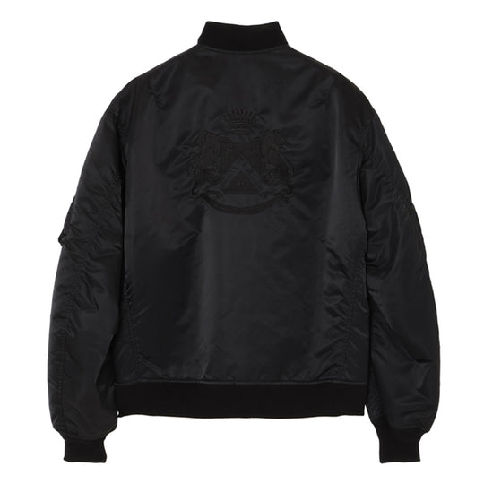 ミリタリー ブルゾン ブラック