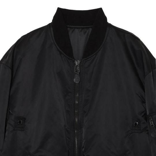 ミリタリー ブルゾン ブラック