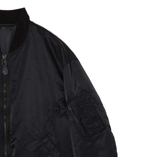 ミリタリー ブルゾン ブラック