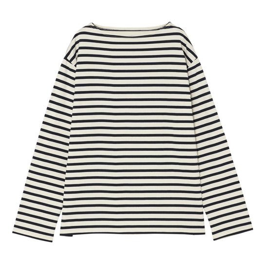 ユニセックス Tシャツ ボートネック ホワイト