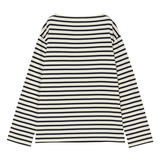 ユニセックス Tシャツ ボートネック ホワイト