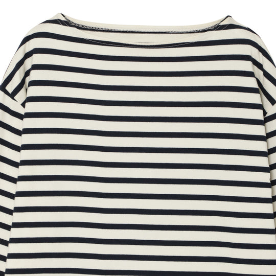 ユニセックス Tシャツ ボートネック ホワイト