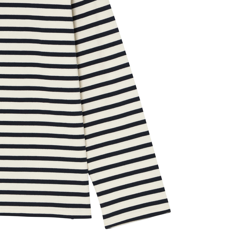 ユニセックス Tシャツ ボートネック ホワイト