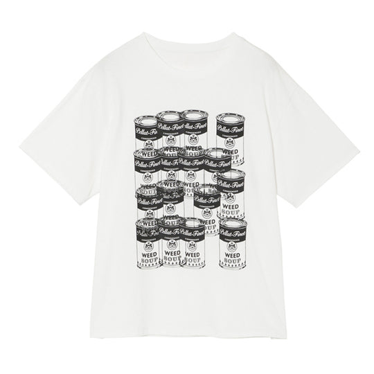 ユニセックス Tシャツ ウィードスープ ホワイト