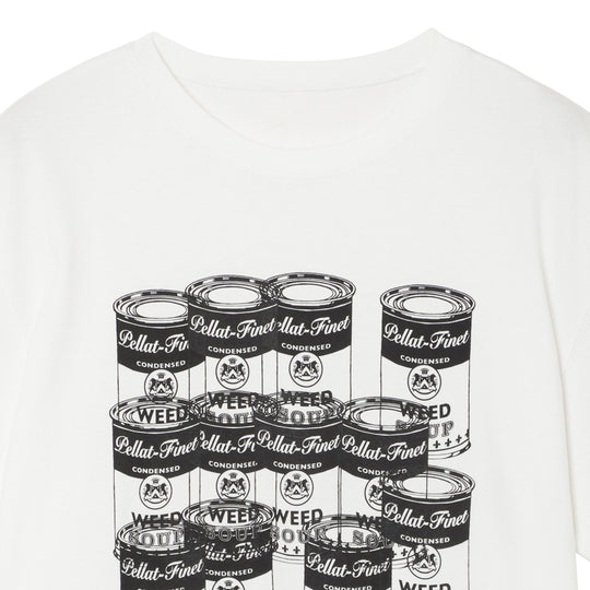 ユニセックス Tシャツ ウィードスープ ホワイト