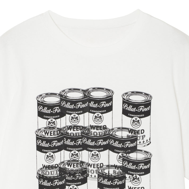 ユニセックス Tシャツ ウィードスープ ホワイト