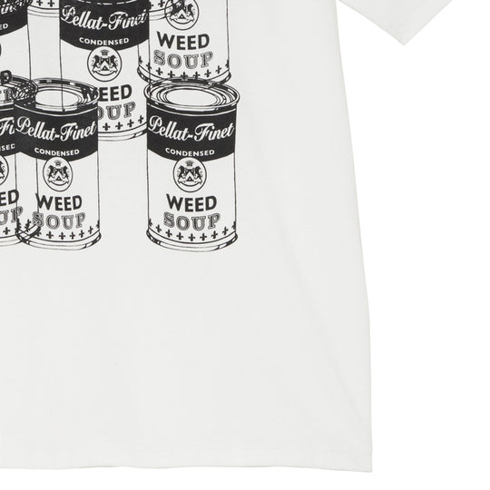 ユニセックス Tシャツ ウィードスープ ホワイト