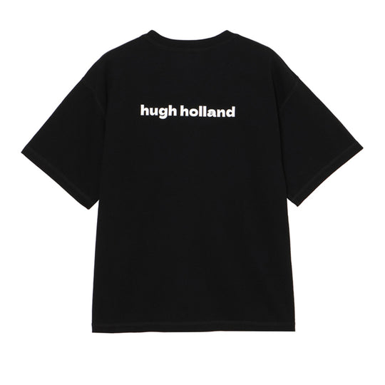 ＜HUGH HOLLANDコラボレーション＞ユニセックス Ｔシャツ ”Down On The Corner (Balboa Beach, 1975)”  ブラック