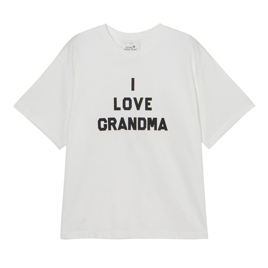 <TAKAHIRO MIYASHITAコラボレーション> メンズ Tシャツ I LOVE GRANDMA WHITE