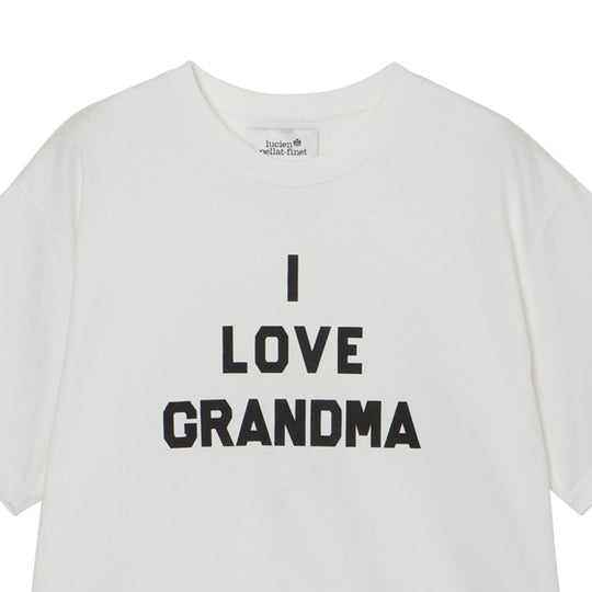 <TAKAHIRO MIYASHITAコラボレーション> メンズ Tシャツ I LOVE GRANDMA WHITE