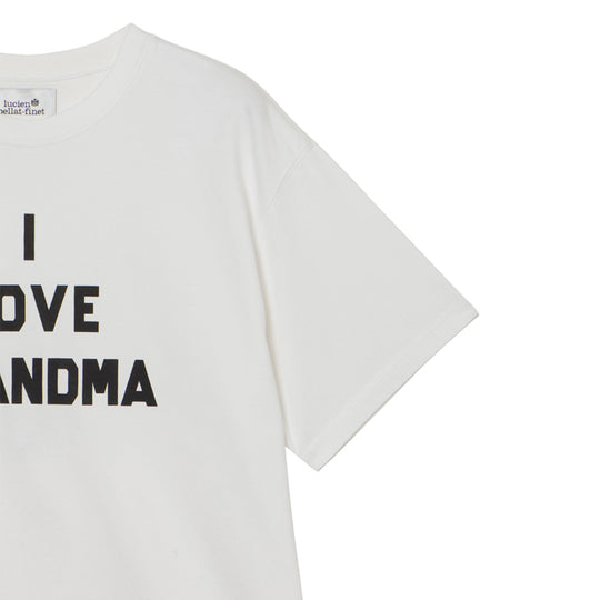 <TAKAHIRO MIYASHITAコラボレーション> メンズ Tシャツ I LOVE GRANDMA WHITE