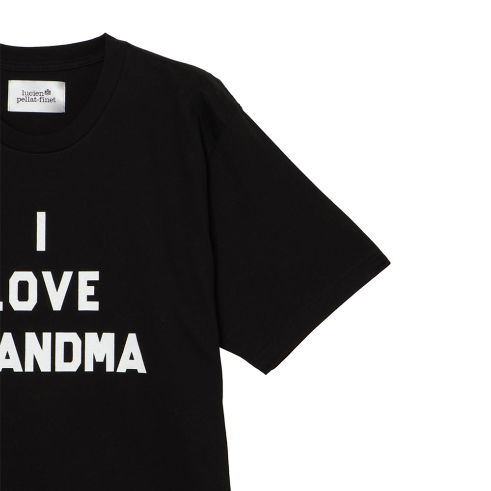 メンズ Tシャツ I LOVE GRANDMA BLACK – MINIMAL WARDROBE