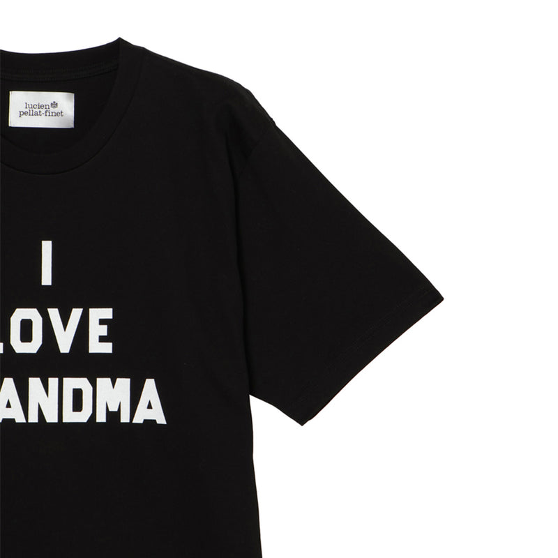 メンズ Tシャツ I LOVE GRANDMA BLACK – MINIMAL WARDROBE