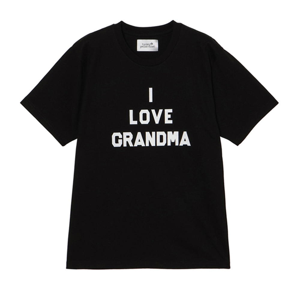 メンズ Tシャツ I LOVE GRANDMA BLACK – MINIMAL WARDROBE