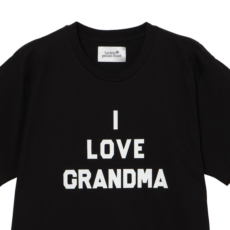 メンズ Tシャツ I LOVE GRANDMA BLACK – MINIMAL WARDROBE
