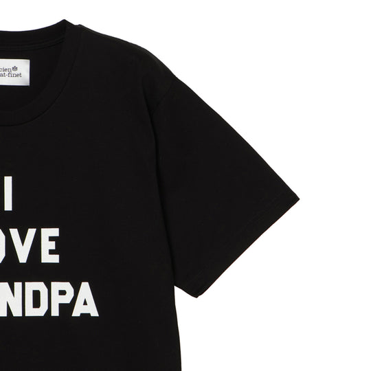 <TAKAHIRO MIYASHITAコラボレーション> メンズ Tシャツ I LOVE GRANDPA BLACK