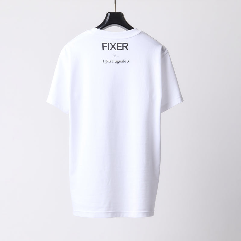 1PIU1UGUALE3 × FIXERPREMIUM SMOOTH Tシャツ ホワイト – MINIMAL ...