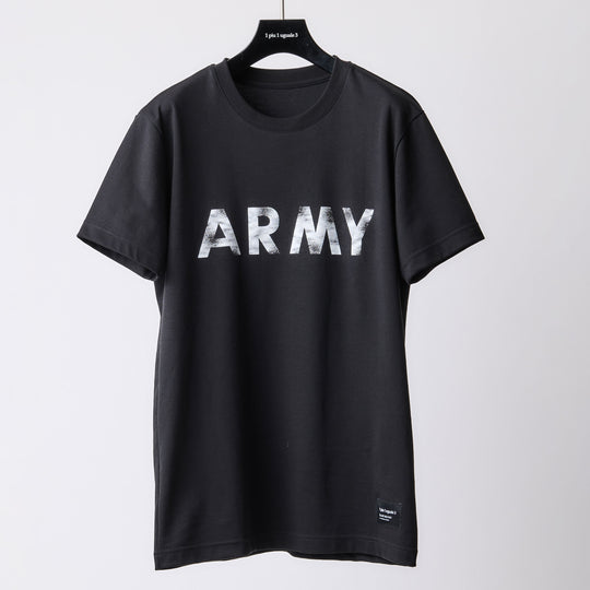 第19弾 VINTAGE LOGO ARMY Tシャツ ブラック×ホワイト